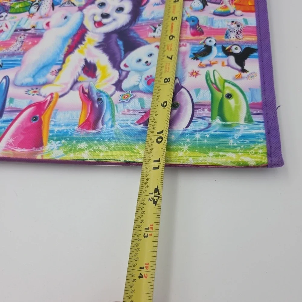 Lisa Frank TIKANNI HUSKY Trifold Portfolio Storage Case Folder ONLY School Art